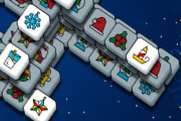 Mahjong met Kerstmis