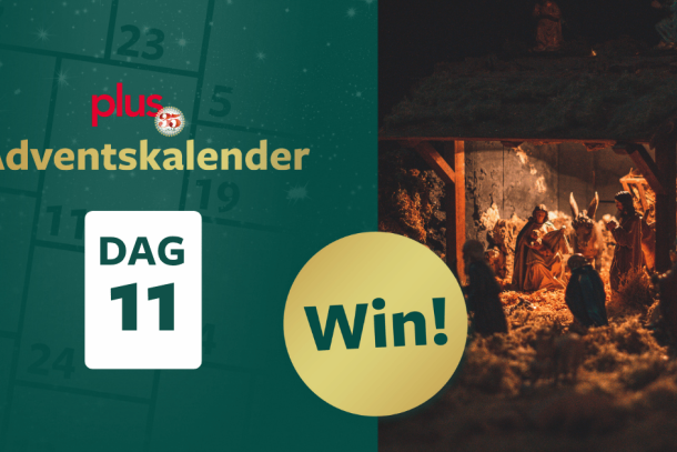 Plus Adventskalender Dag 11 kerststal 