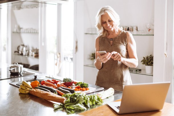oudere vrouw wil afvallen