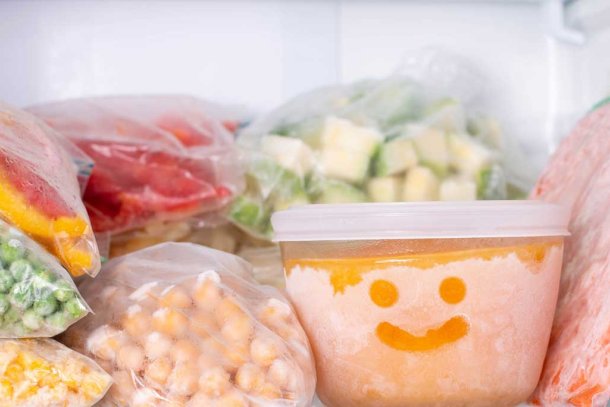 groente in de vriezer