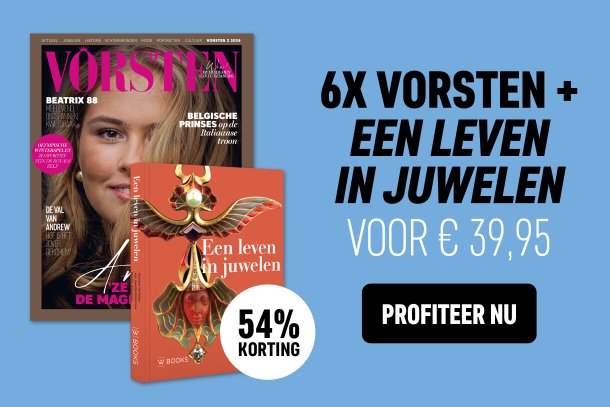6x Vorsten + boek 'Een leven in Juwelen' voor maar €39,95