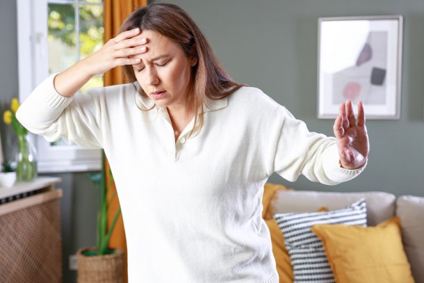 Vrouw heeft last van duizelingen