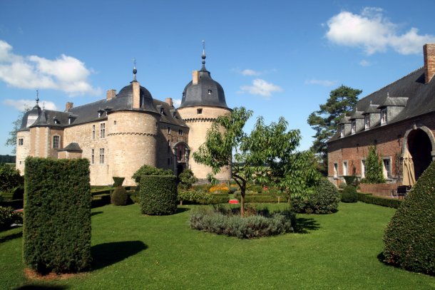 een kasteel in Wallonië